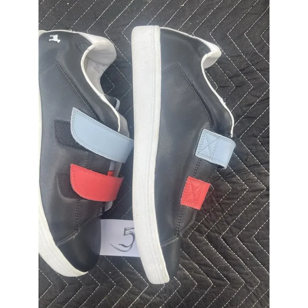 Goats The 005 Leather Sneakers Goat Slip On Black Size 11.5